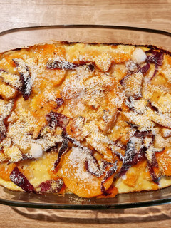 Une photo de Gratin de butternut et patate douce