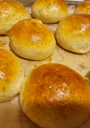 Házi zsemle/hamburger buci recept fotója