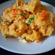Cumi crispy saus telur asin