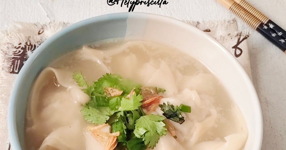 Soup Pangsit Udang Ayam / Wonton Soup