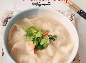 Foto resep Soup Pangsit Udang Ayam / Wonton Soup