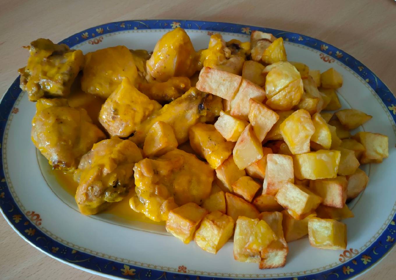 Pollo con salsa de naranja 😋