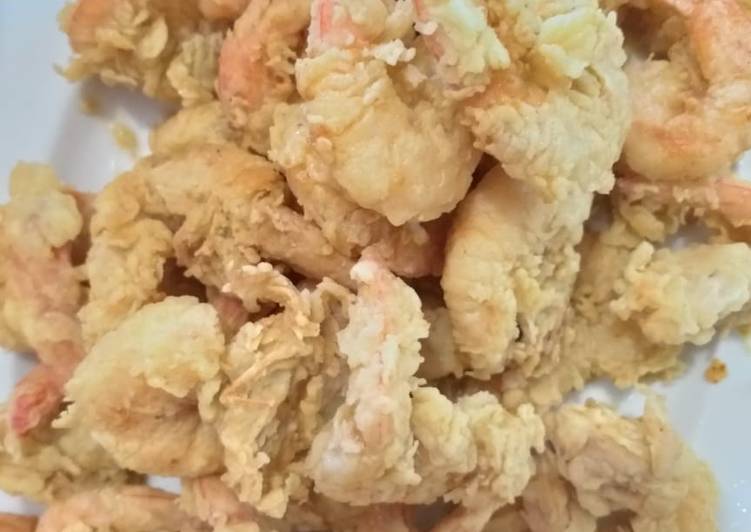 Bagaimana Menyiapkan Udang goreng crispy Anti Gagal