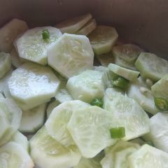 A picture of Cucumber salad.