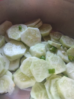 A picture of Cucumber salad.