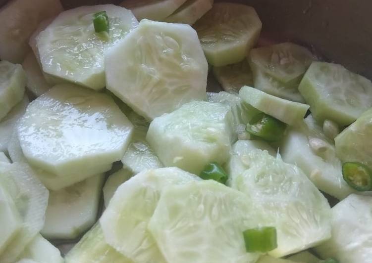 Recipe of Perfect Cucumber salad