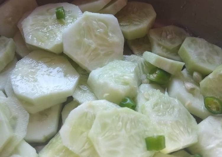 Simple Way to Prepare Speedy Cucumber salad