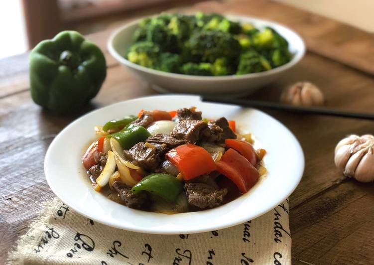 Daging Tumis Paprika