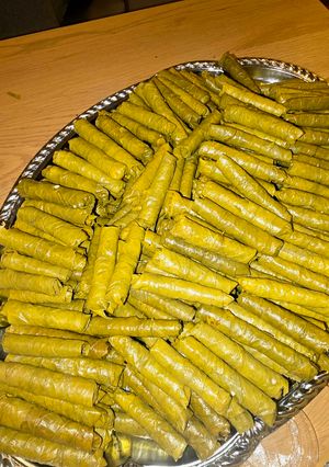 صورة لوصفة ورق عنب محشي باللحم