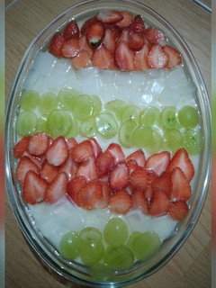 Foto resep Puding Susu Buah