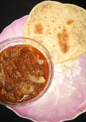 A picture of Parotta.