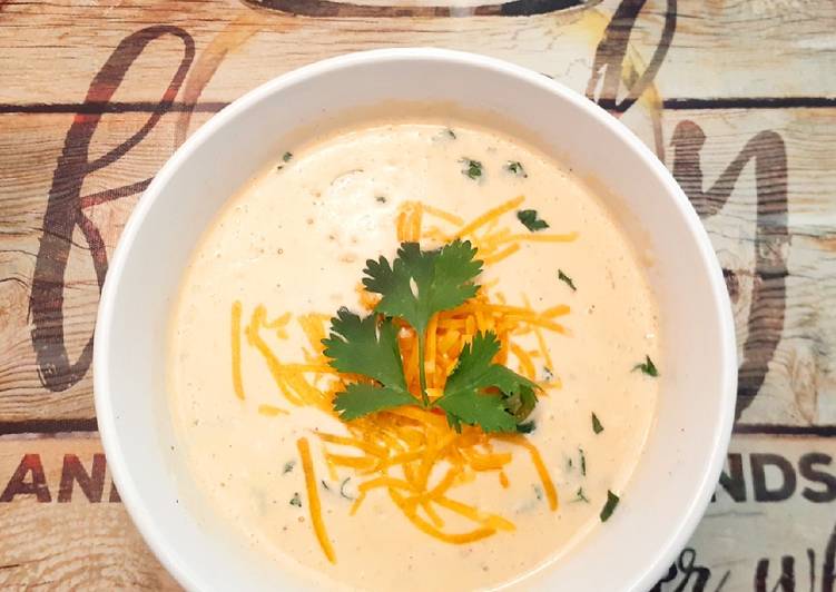 Recipe of Yummy Creamy Jalapeño soup