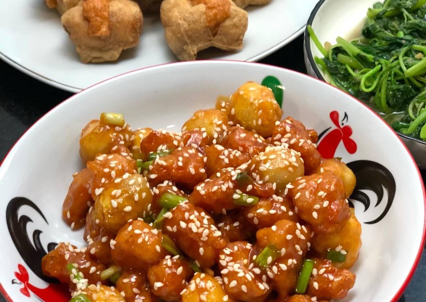 Bola Udang Asem Manis