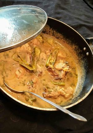 A picture of Chicken White Karahi #ramadankitayari.