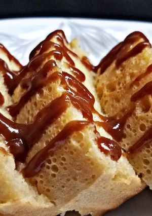 Steamed sponge cake ainihin hoton girkin
