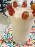 Khubani grapes creamy milk shake