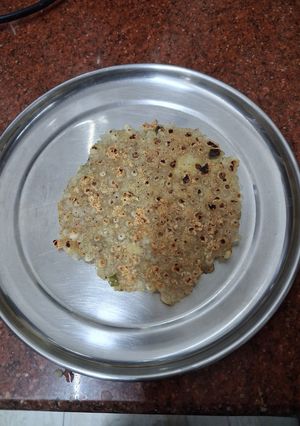 साबूदाना थाली पीठ रेसिपी मुख्य फोटो