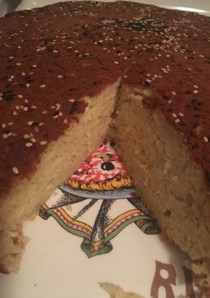 A picture of Cheesy cauliflower Cake.