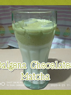 Foto resep Dalgona Chocolatos Matcha