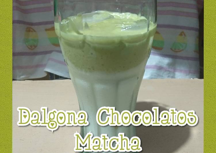 Resep Dalgona Chocolatos Matcha yang Enak