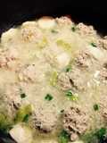Misua Soup with Meatball Shrimp