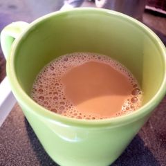 A picture of Indian ginger tea.