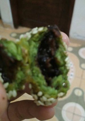 Foto resep Onde2 greentea coklat #keto_cp_techiko