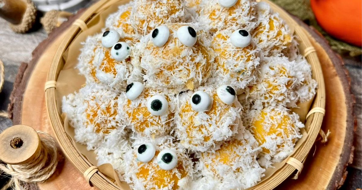 Klepon Halloween Labu Kuning
