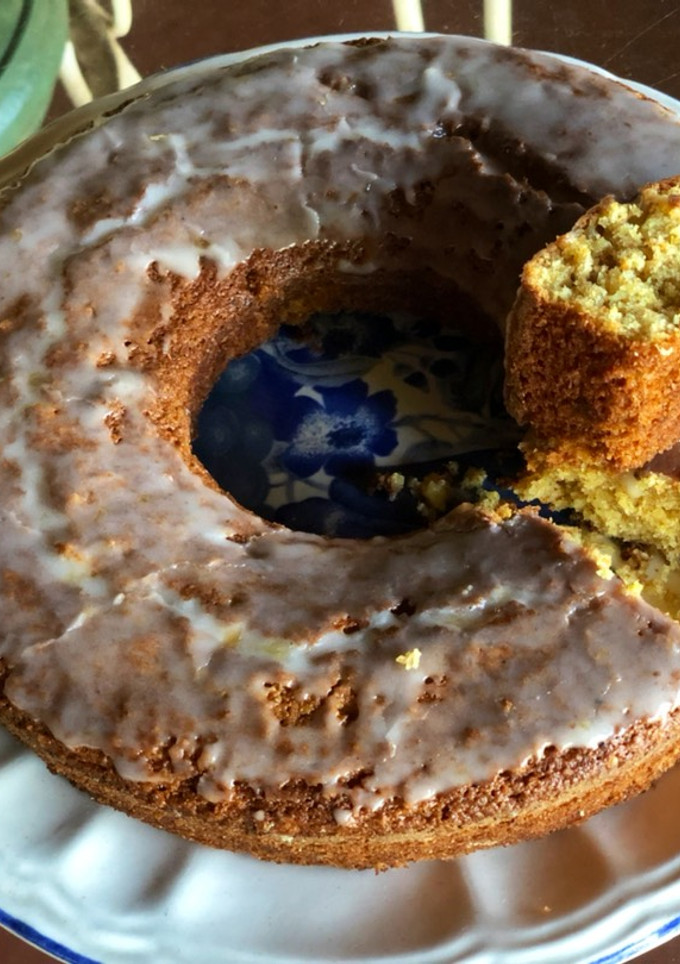 Una foto de Budín de mandarina (avena e integral)