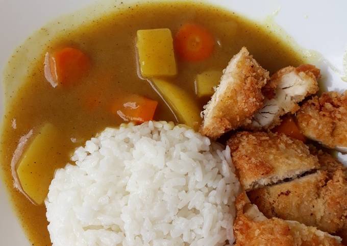 Japanese Chicken Katsu Curry Rice