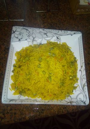 صورة لوصفة احلى رز بسمتي بالخضار