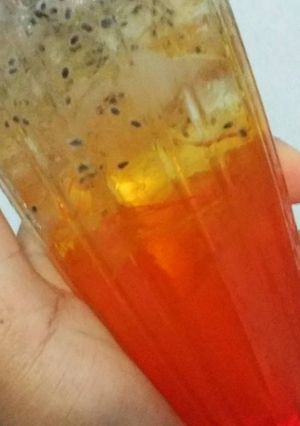 Foto resep Es Sparkling Sunset