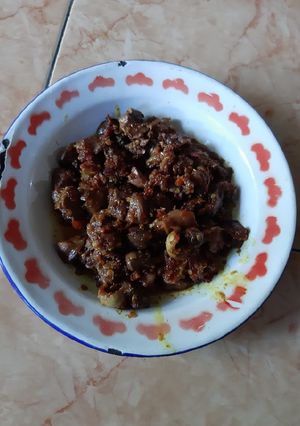 Foto resep Goreng rempelo ati pedas asam manis