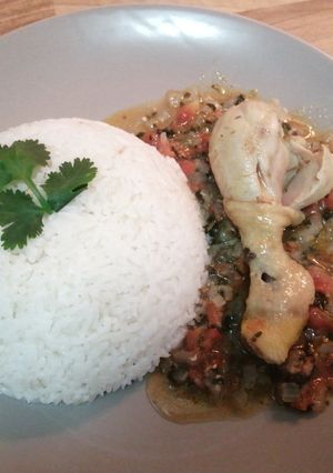 Una foto de Guiso de pollo casero 😎