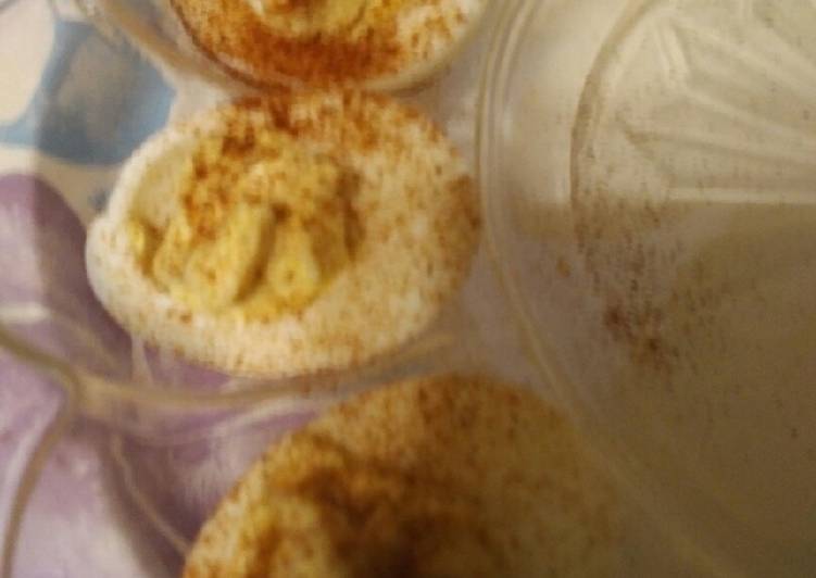 Recipe of Delicious Skye's Labor Day Weekend Deviled Eggs