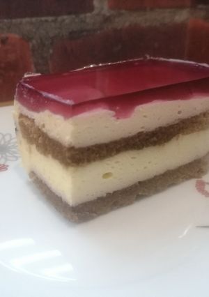 Zdjęcie przepisu Kostka kawowo-porzeczkowa.