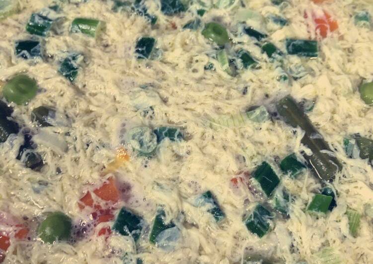 شوربة البيض السريعة
