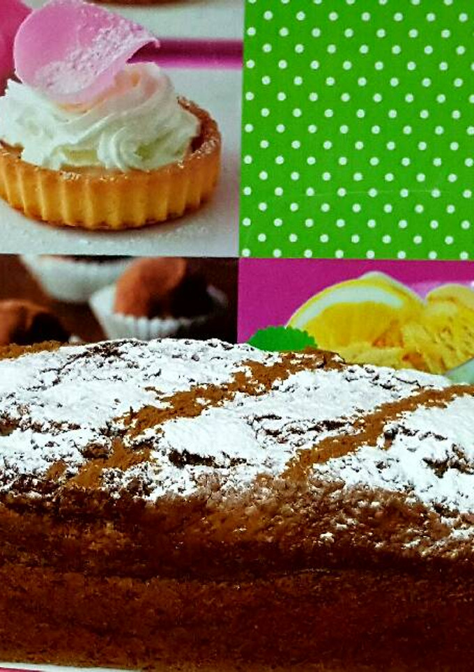 Una foto de Bizcocho de calabacín, sin leche y sin derivados lácteos