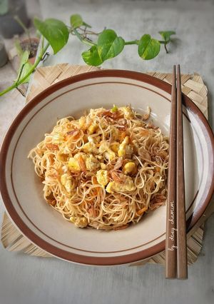 Foto resep Misoa Goreng Telur (Cukup 1 Wajan HEMAT CUCIAN)