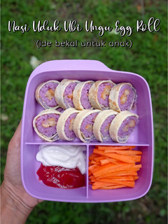 Foto resep Nasi uduk ubi ungu - ide bekal anak
