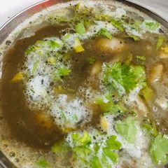 A picture of Chana soup.