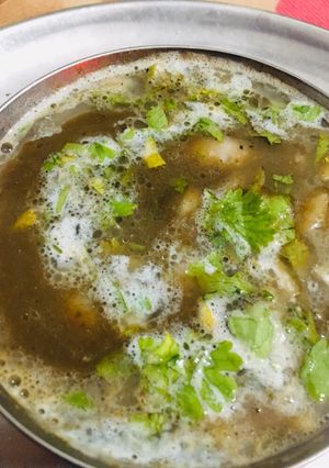 A picture of Chana soup.