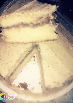 Una foto de Torta crema de manteca y relleno de pastelera de chocolate