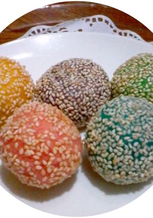 Foto resep Onde-onde rainbow
