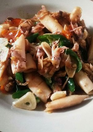 Foto resep Cumi asin cabe ijo Ny. Intan Dwi
