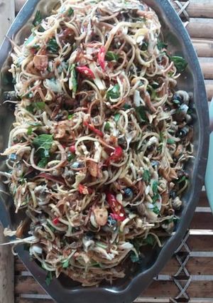 Hình của món Gỏi Ốc Bắp Chuối.