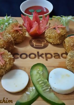 A picture of Potato Egg Croquettes.
