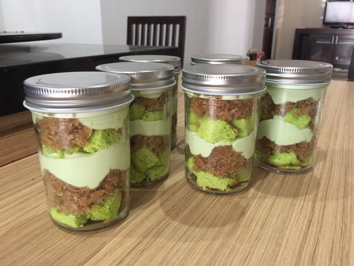 Bagaimana Membuat Klepon cake keto in jar Anti Gagal