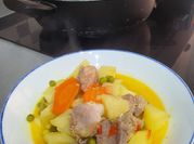 Una foto de ragout de pavo