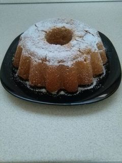 Tej- tojásmentes almás kuglóf recept fotója